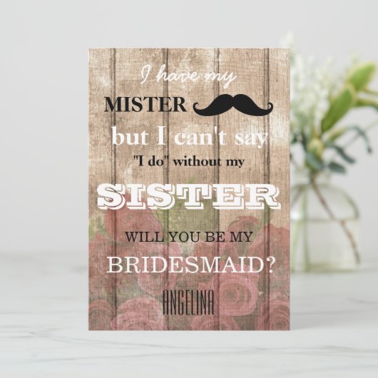 Junggesellinnenabschiede? Einladung (Stehend Vorderseite)