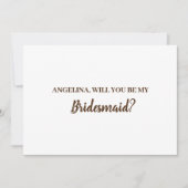 Junggesellinnenabschiede? Einladung (Vorderseite)