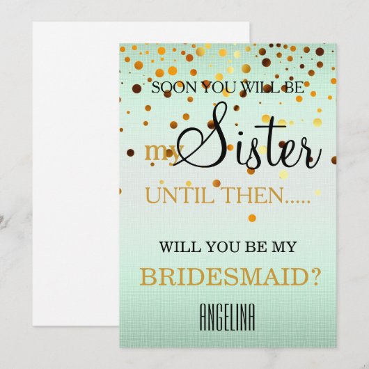 Junggesellinnenabschiede? Einladung (Vorne/Hinten)