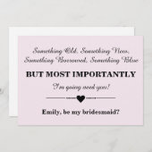 Junggesellinnenabschiede? Einladung (Vorne/Hinten)