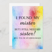 Junggesellinnenabschiede? Einladung (Vorne/Hinten)