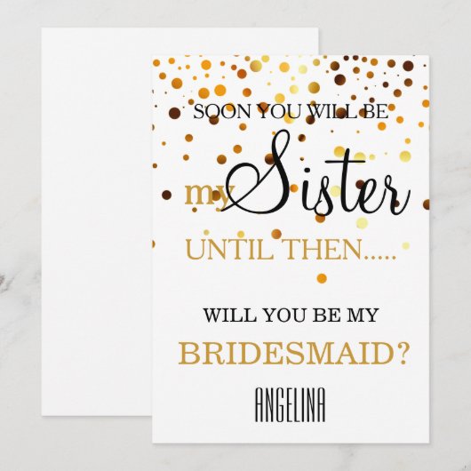 Junggesellinnenabschiede? Einladung (Vorne/Hinten)