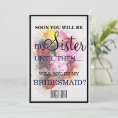 Junggesellinnenabschiede? Einladung (Stehend Vorderseite)