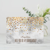 Junggesellinnenabschiede? Einladung (Stehend Vorderseite)