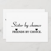 Junggesellinnenabschiede? Einladung (Vorne/Hinten)