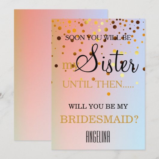 Junggesellinnenabschiede? Einladung (Vorne/Hinten)