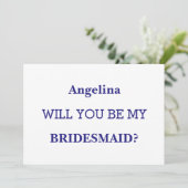 Junggesellinnenabschiede? Einladung (Stehend Vorderseite)