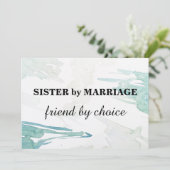 Junggesellinnenabschiede? Einladung (Stehend Vorderseite)