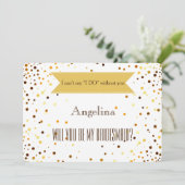 Junggesellinnenabschiede? Einladung (Stehend Vorderseite)