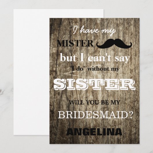 Junggesellinnenabschiede? Einladung (Vorne/Hinten)