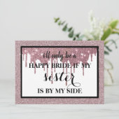 Junggesellinnenabschiede? Einladung (Stehend Vorderseite)