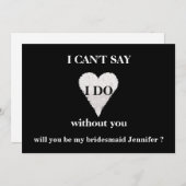 Junggesellinnenabschiede? Einladung (Vorne/Hinten)