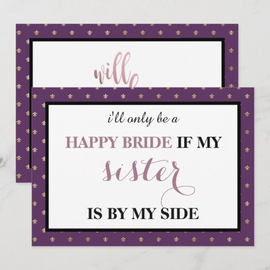 Junggesellinnenabschiede? Einladung (Vorne/Hinten)