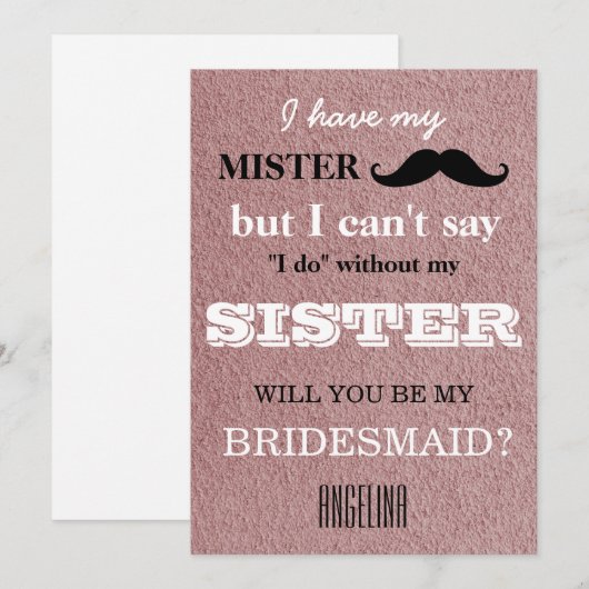 Junggesellinnenabschiede? Einladung (Vorne/Hinten)