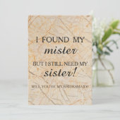 Junggesellinnenabschiede? Einladung (Stehend Vorderseite)