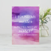 Junggesellinnenabschiede? Einladung (Stehend Vorderseite)