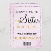 Junggesellinnenabschiede? Einladung (Vorne/Hinten)