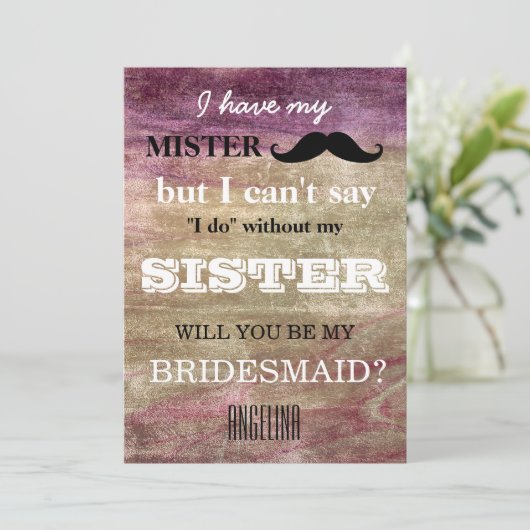 Junggesellinnenabschiede? Einladung (Stehend Vorderseite)