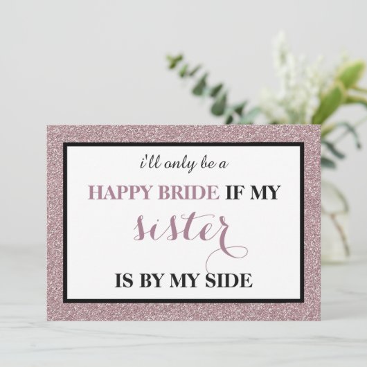 Junggesellinnenabschiede? Einladung (Stehend Vorderseite)