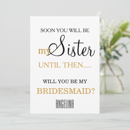 Junggesellinnenabschiede? Einladung (Stehend Vorderseite)