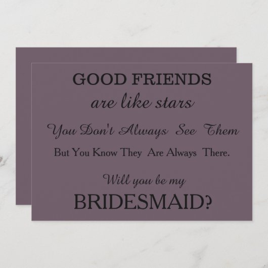 Junggesellinnenabschiede? Einladung (Vorne/Hinten)