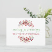 Junggesellinnenabschiede? Einladung (Stehend Vorderseite)