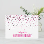 Junggesellinnenabschiede? Einladung (Stehend Vorderseite)