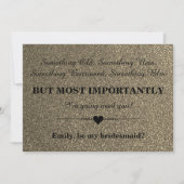 Junggesellinnenabschiede? Einladung (Vorderseite)