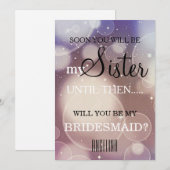 Junggesellinnenabschiede? Einladung (Vorne/Hinten)