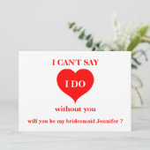 Junggesellinnenabschiede? Einladung (Stehend Vorderseite)