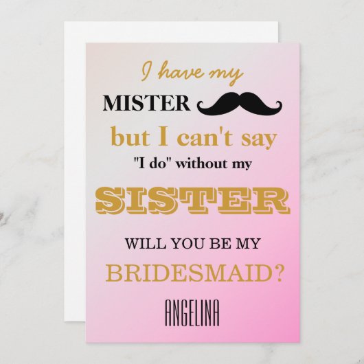 Junggesellinnenabschiede? Einladung (Vorne/Hinten)