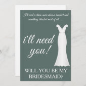 Junggesellinnenabschiede? Einladung (Vorne/Hinten)