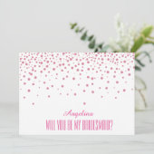 Junggesellinnenabschiede? Einladung (Stehend Vorderseite)