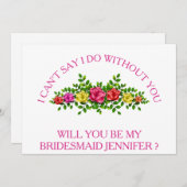 Junggesellinnenabschiede? Einladung (Vorne/Hinten)