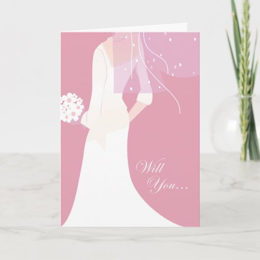 Junggesellinnenabschiede? : elegante Braut Einladung (Vorderseite)