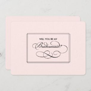 Junggesellinnenabschiede? Elegantes Rosa Einladung