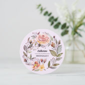 Junggesellinnenabschiede? Fall-Blume Einladung (Stehend Vorderseite)