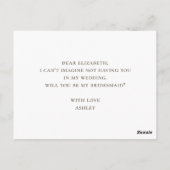 Junggesellinnenabschiede. Fall botanisches Blattwe Postkarte