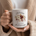 Junggesellinnenabschiede? Fall Floral Kaffeetasse<br><div class="desc">Diese wunderschönen Tasse werden Ihr zukünftiges Brautparty auf jeden Fall begeistern! Sehen Sie sich die ganze Kollektion für weitere Anpassungen an!</div>