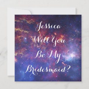 Junggesellinnenabschiede? Galaxy Wedding Stars Einladung