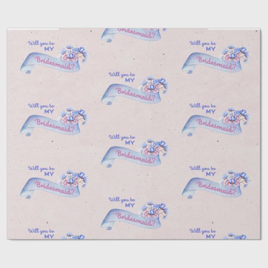 Junggesellinnenabschiede Geschenkpapier (Flach)