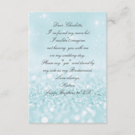 Junggesellinnenabschiede? Glitzer Blue Pastel Einladung