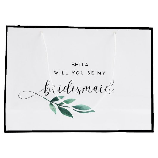 Junggesellinnenabschiede Große Geschenktüte (Rückseite)