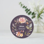 Junggesellinnenabschiede? Herbst-Blume Einladung (Stehend Vorderseite)