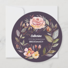 Junggesellinnenabschiede? Herbst-Blume Einladung