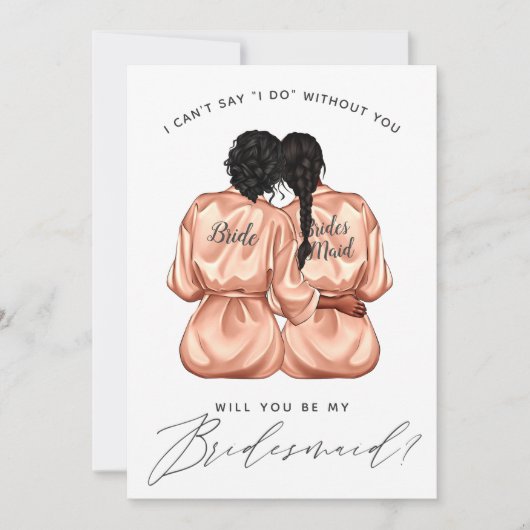 Junggesellinnenabschiede? Mädchen aus Seidenrogen Einladung (Vorderseite)