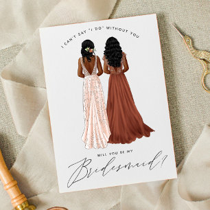 Junggesellinnenabschiede? Mädchen in Gowns Einladung