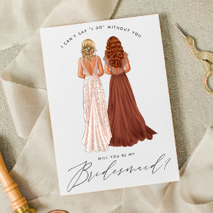 Junggesellinnenabschiede? Mädchen in Gowns Einladung