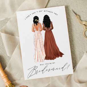 Junggesellinnenabschiede? Mädchen in Gowns Einladung