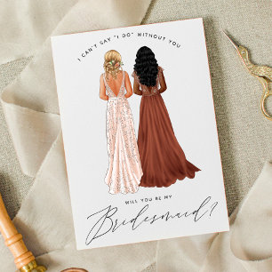 Junggesellinnenabschiede? Mädchen in Gowns Einladung